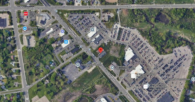 Skylark Motel - Aerial Map (newer photo)